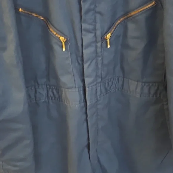 Vintage Walls Blizzard Pruf Coveralls Insulated Blue Size L/XL **
